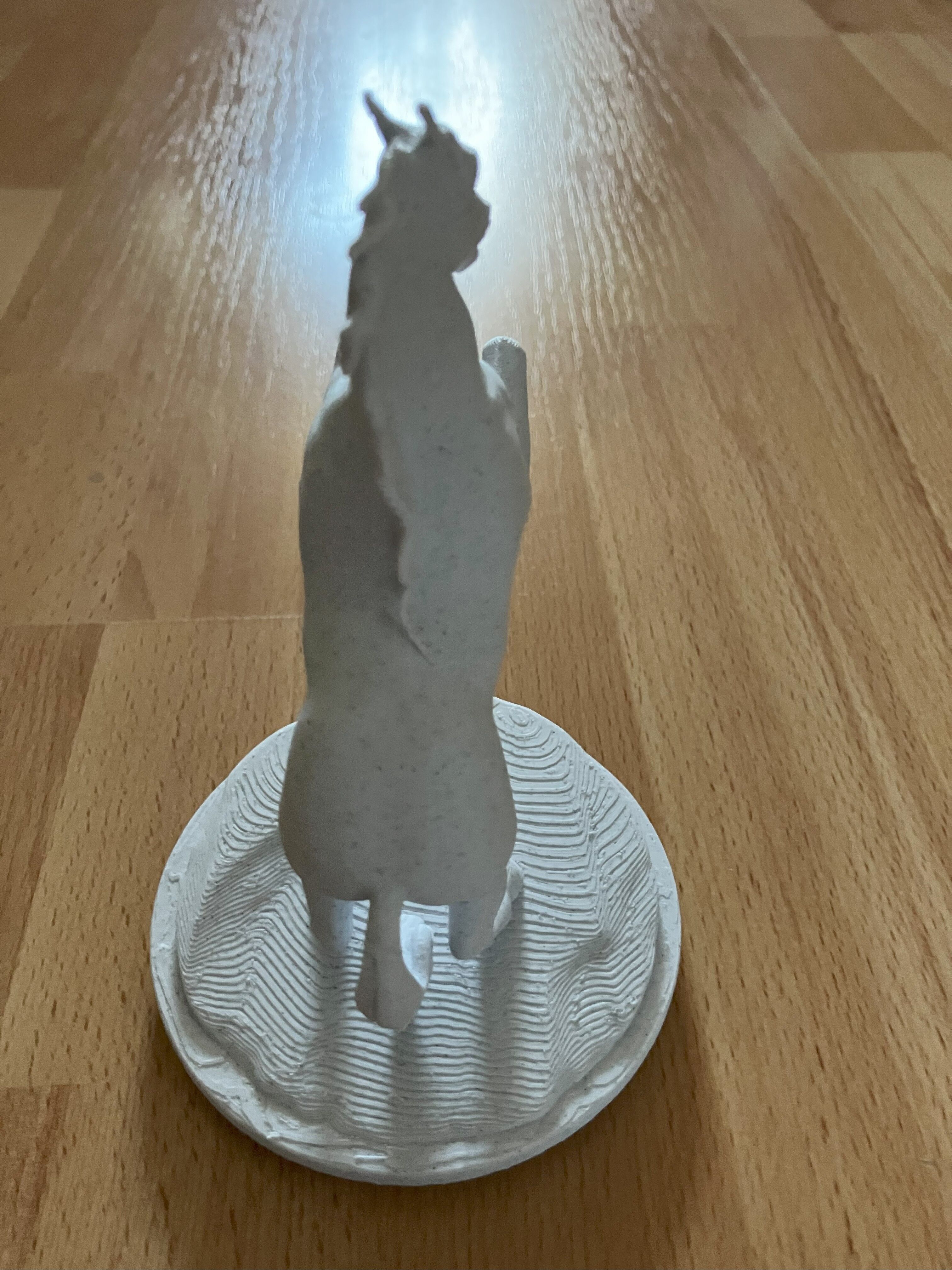 Horse Marble Statue - High Res 3D Print ready 3D print model_13