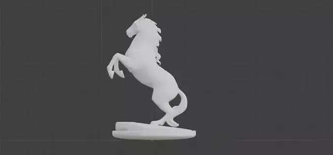 Horse Marble Statue - High Res 3D Print ready 3D print model Horse Marble Statue - High Res 3D Print ready 3D print model