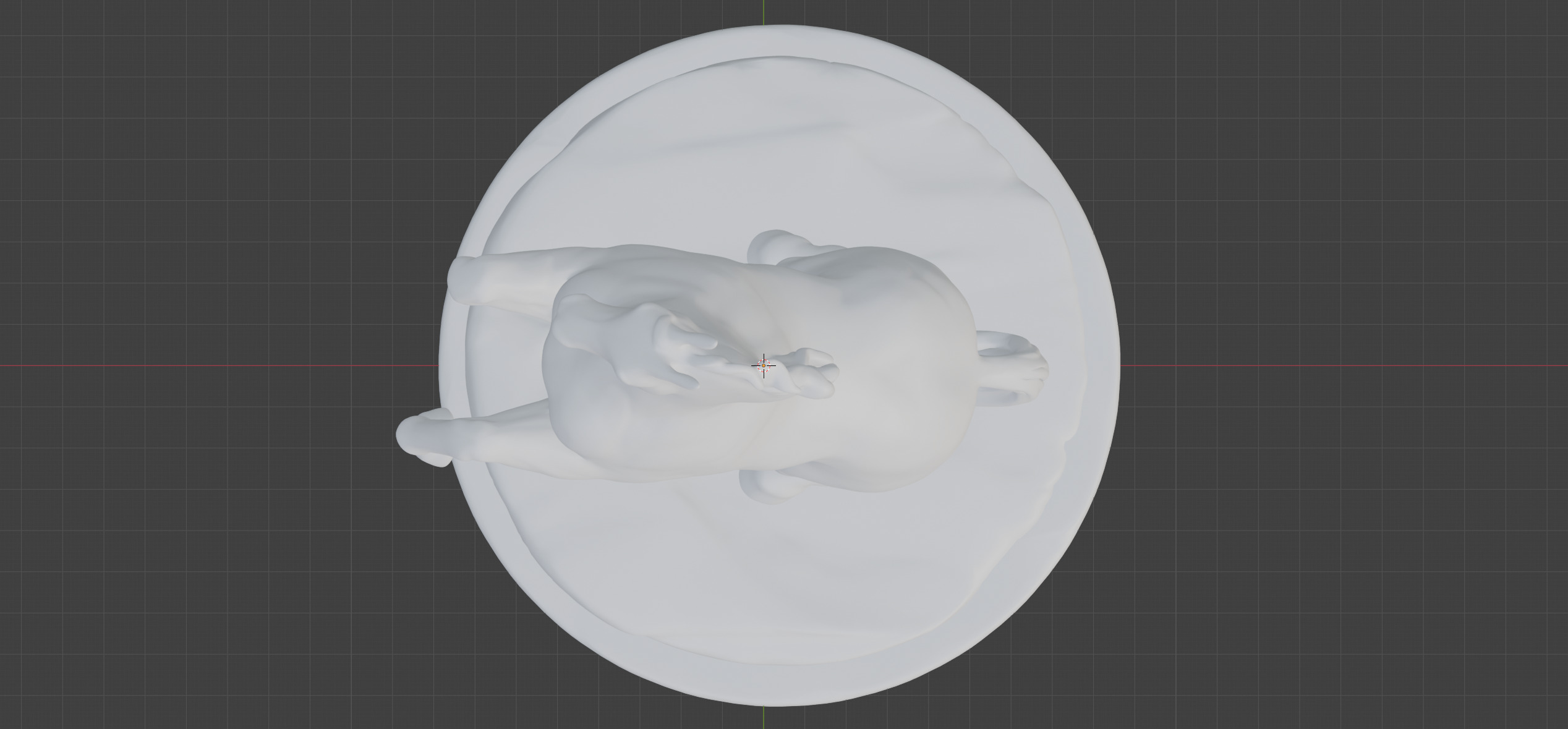 Horse Marble Statue - High Res 3D Print ready 3D print model_5