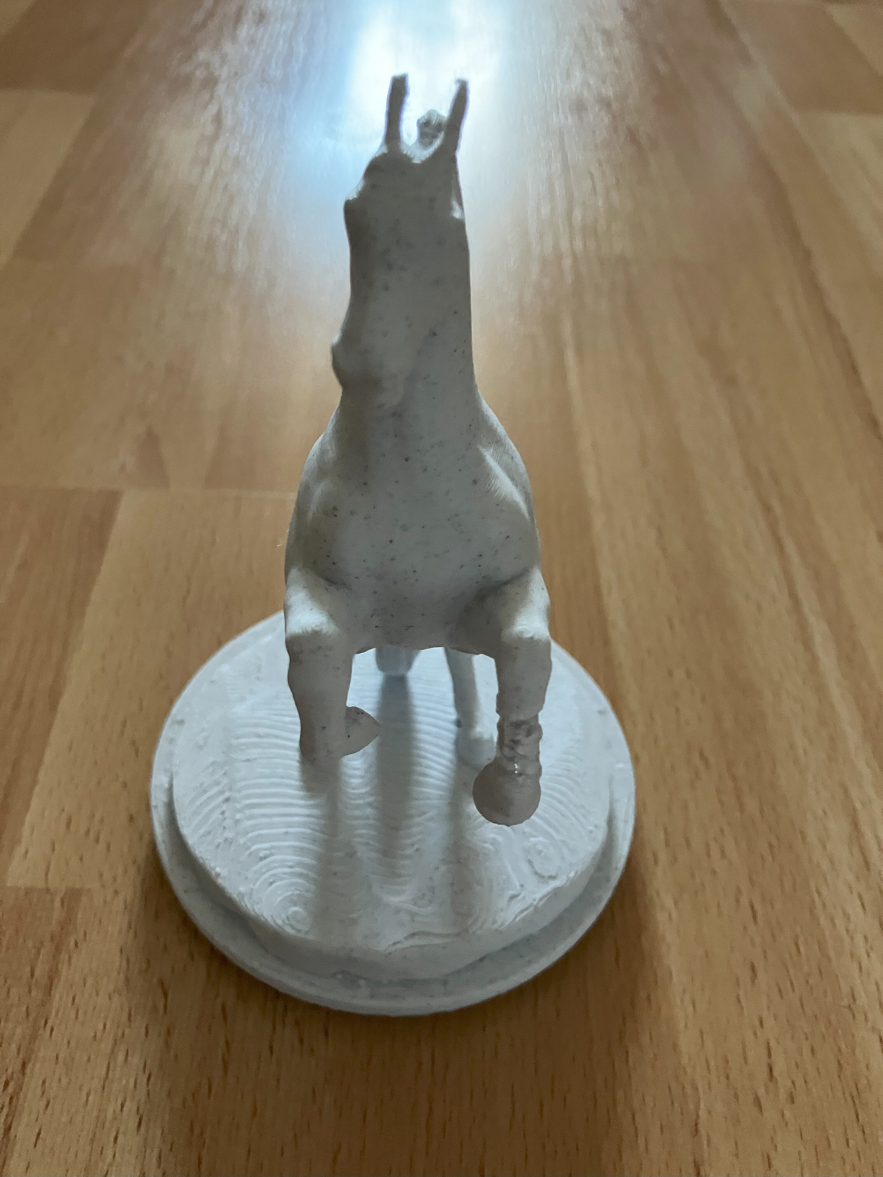 Horse Marble Statue - High Res 3D Print ready 3D print model_12