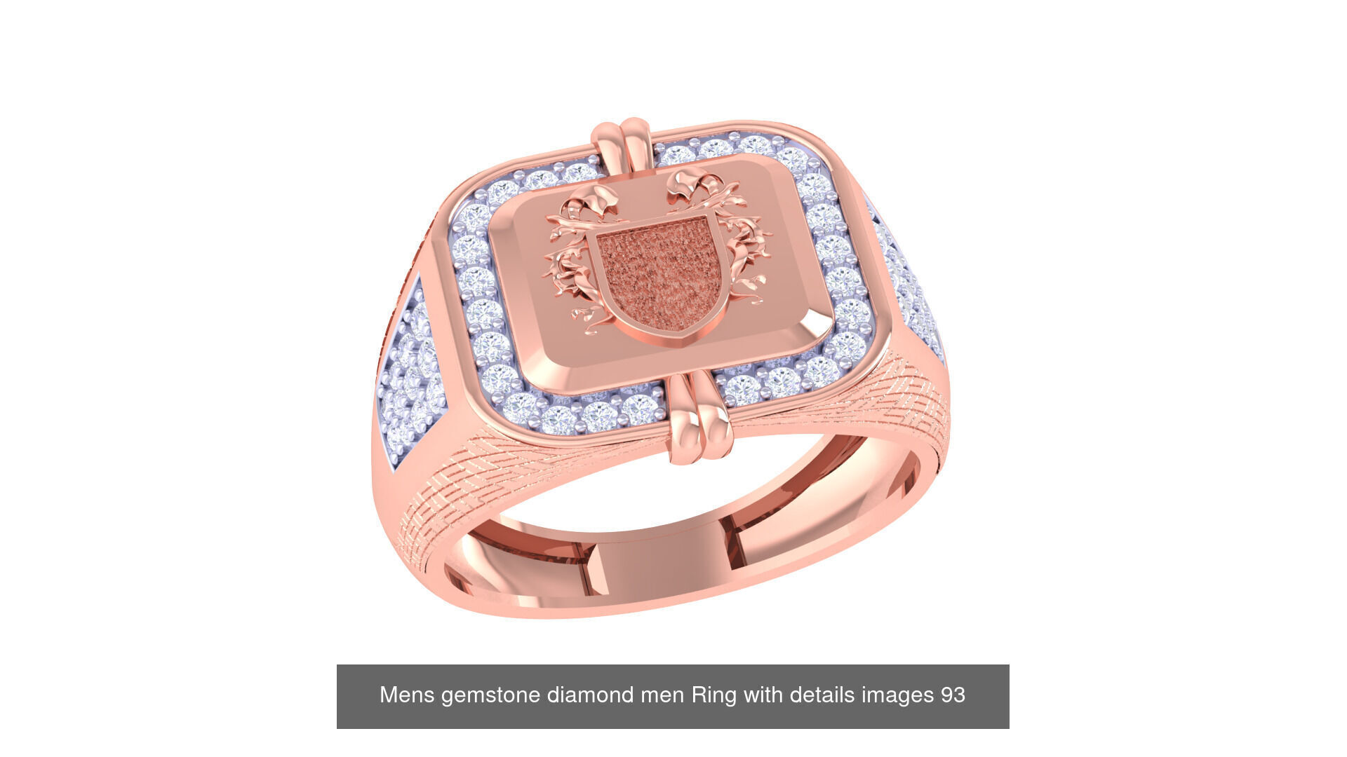 Mens gems diamond Rings bulk pack bundle collection _19