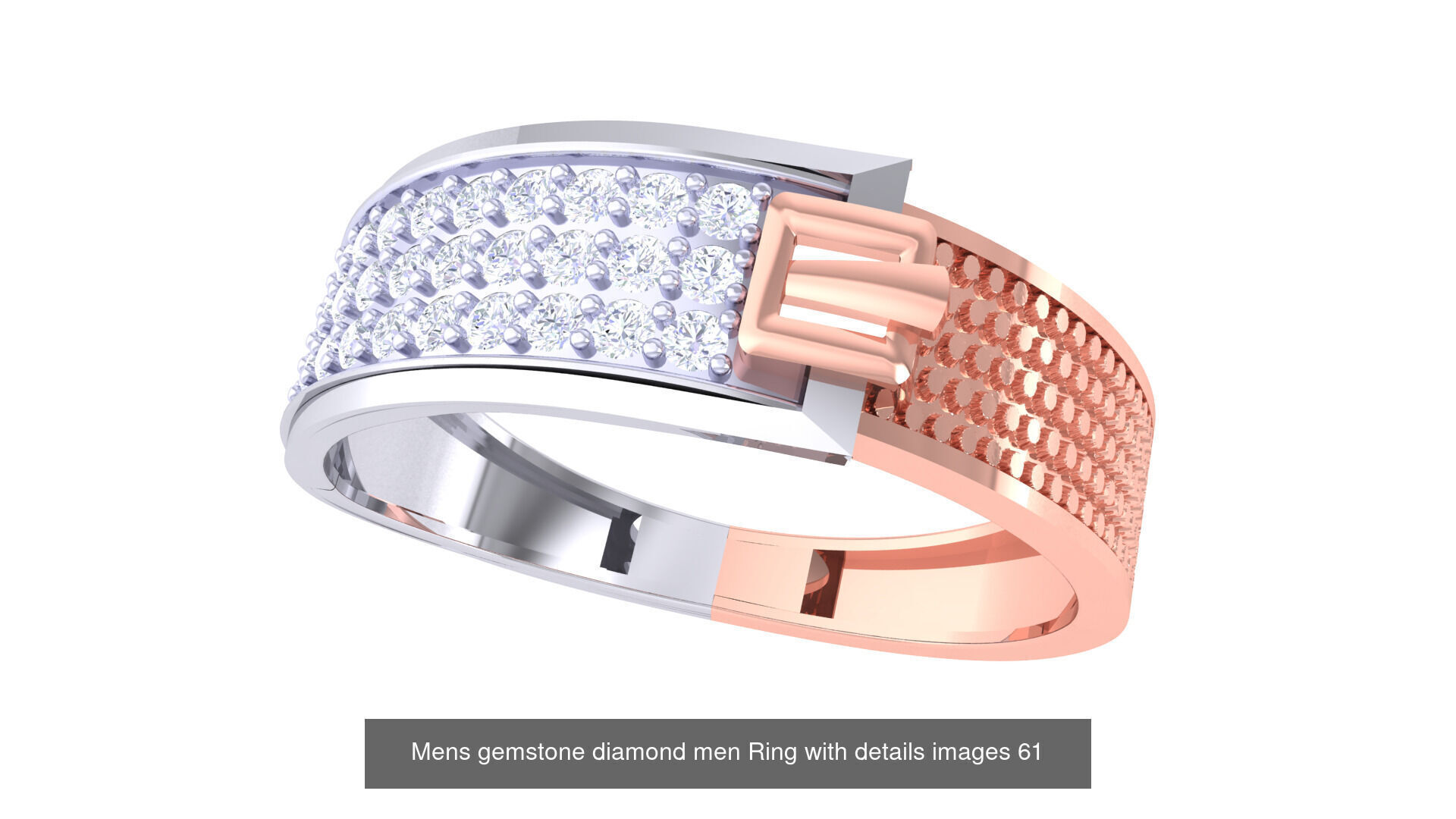 Mens gems diamond Rings bulk pack bundle collection _51