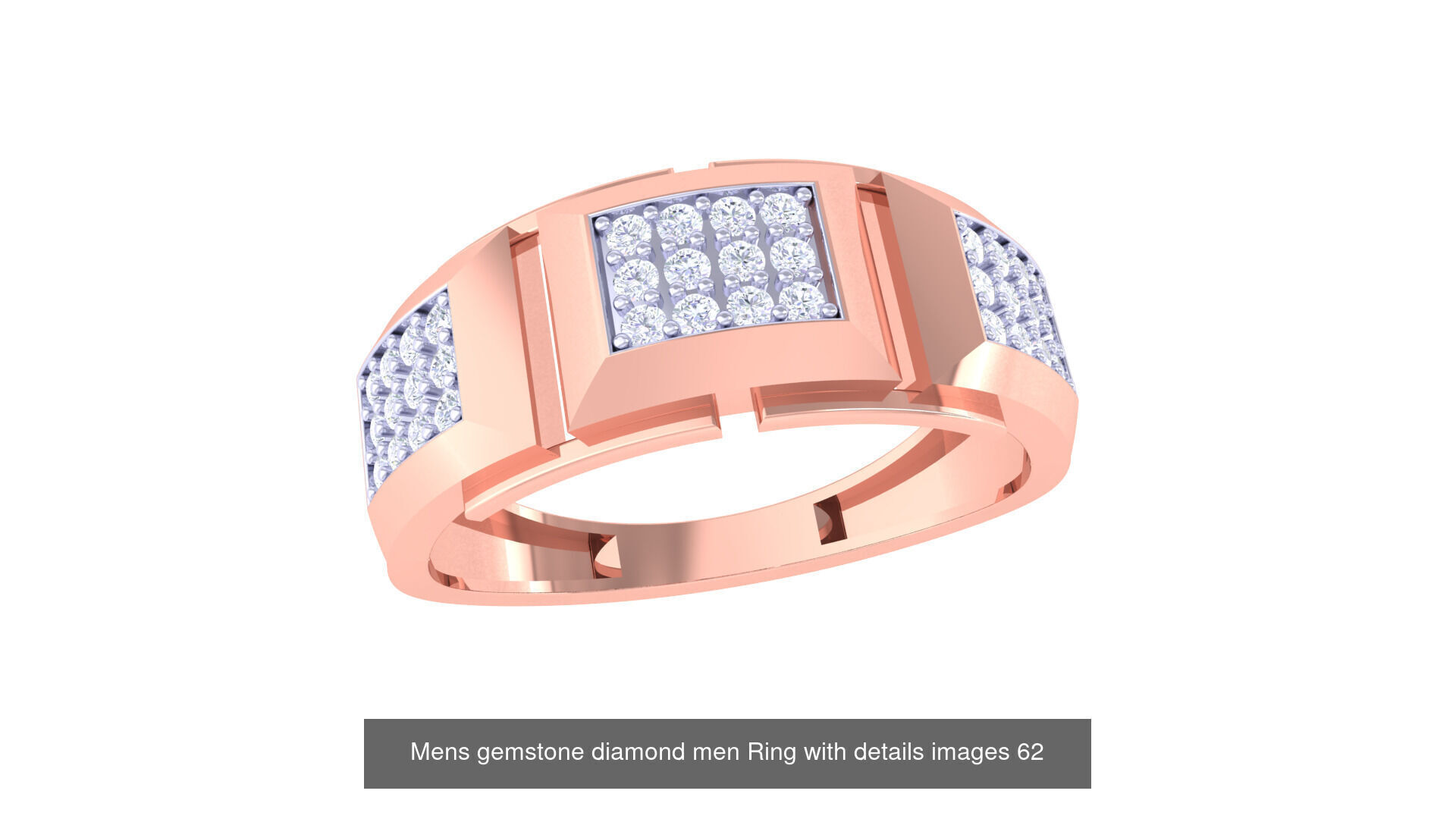 Mens gems diamond Rings bulk pack bundle collection _50