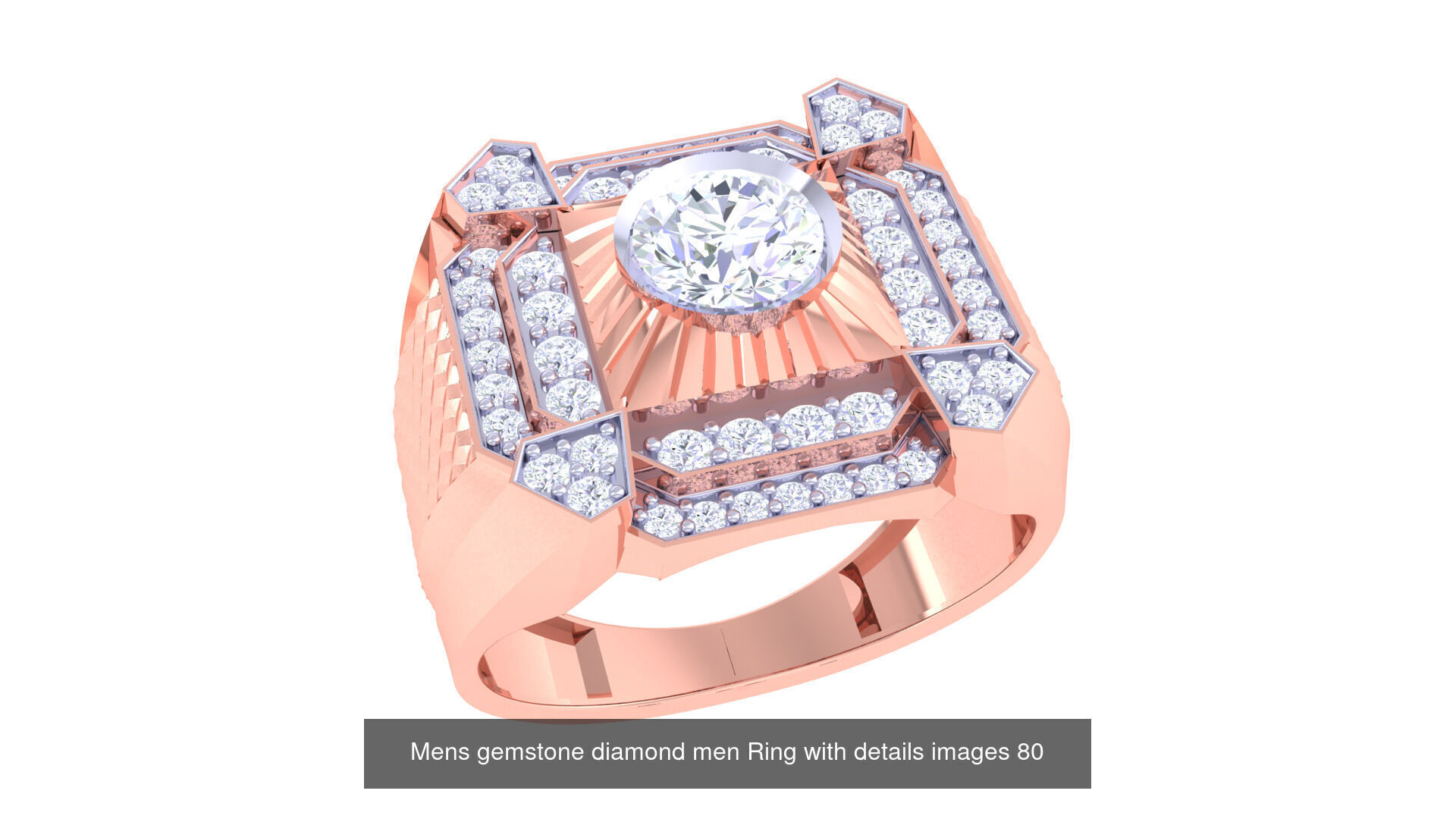 Mens gems diamond Rings bulk pack bundle collection _32