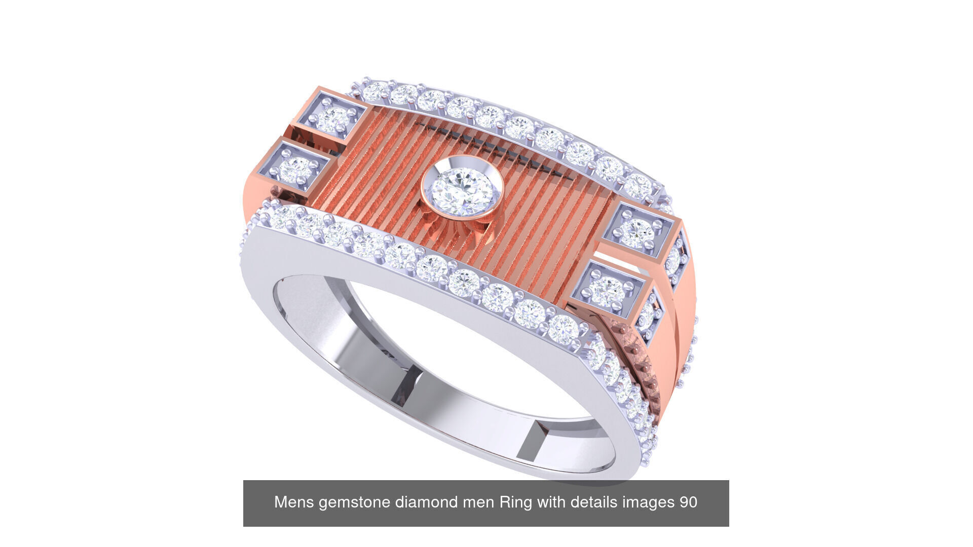 Mens gems diamond Rings bulk pack bundle collection _22