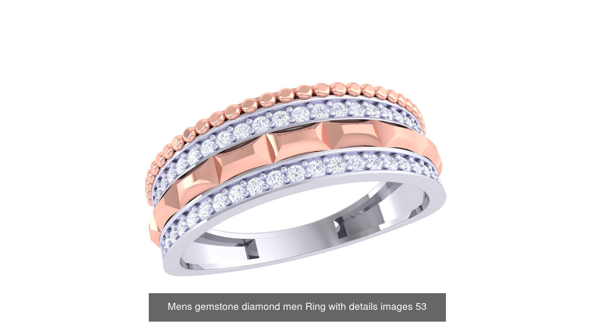 Mens gems diamond Rings bulk pack bundle collection _59