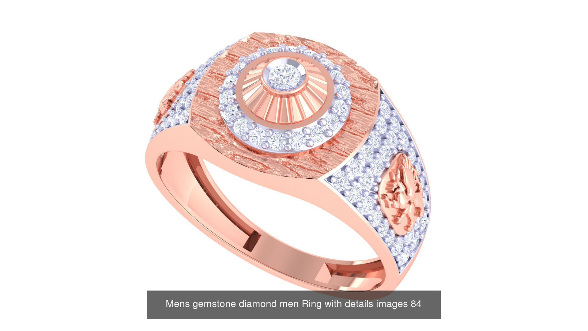 Mens gems diamond Rings bulk pack bundle collection _28