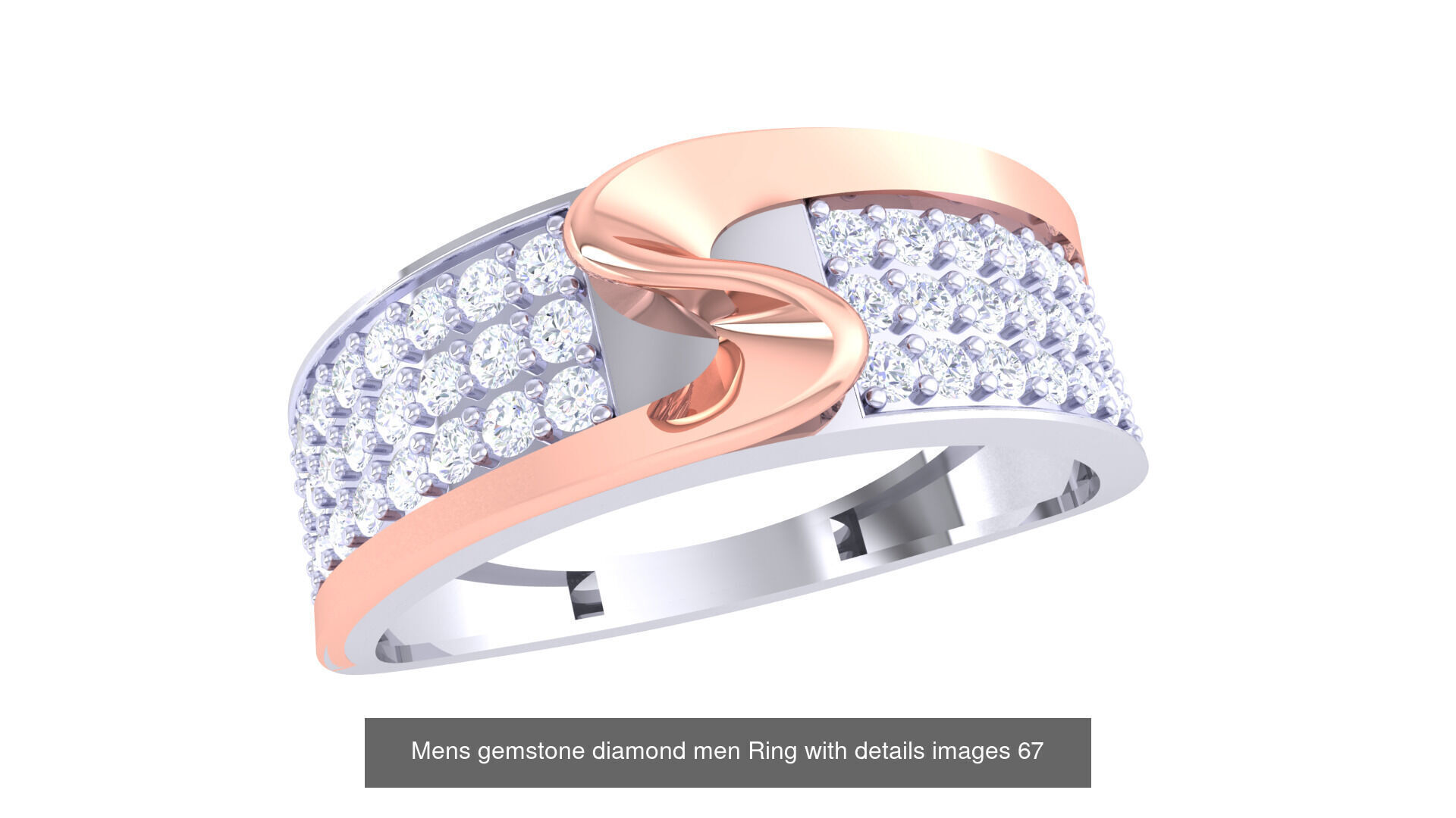 Mens gems diamond Rings bulk pack bundle collection _45