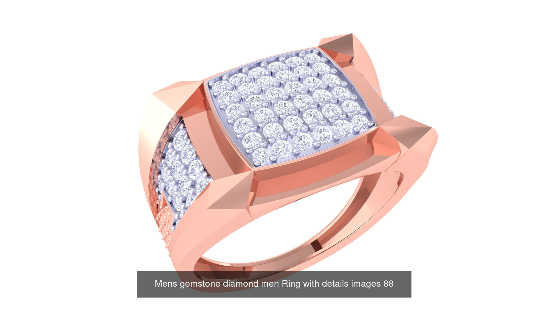 Mens gems diamond Rings bulk pack bundle collection _24