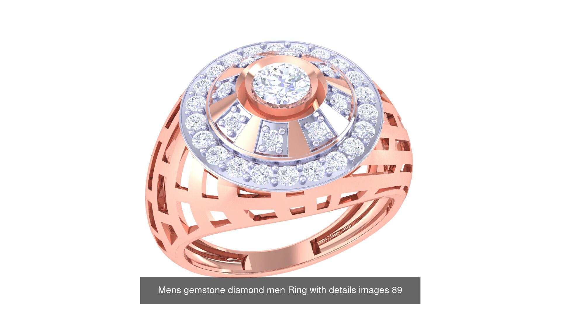 Mens gems diamond Rings bulk pack bundle collection _23