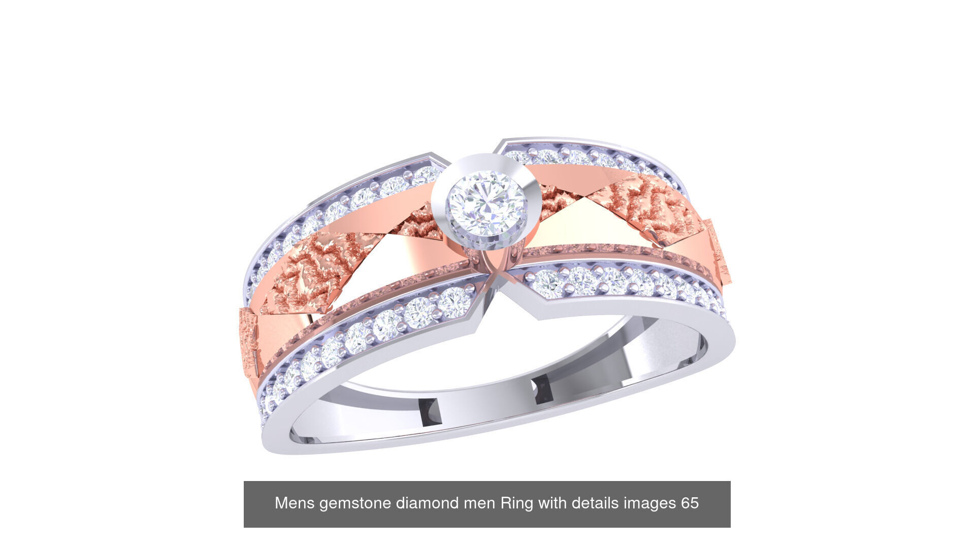 Mens gems diamond Rings bulk pack bundle collection _47