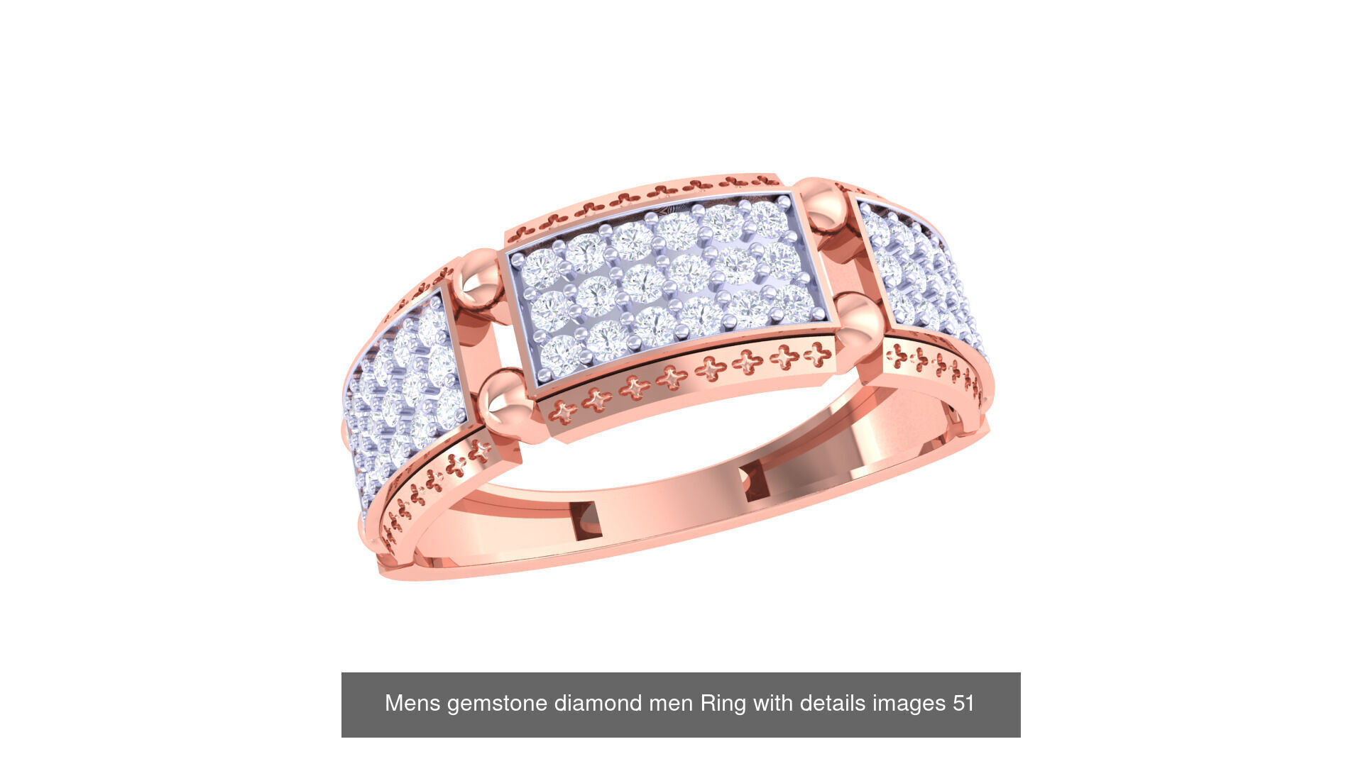 Mens gems diamond Rings bulk pack bundle collection _61