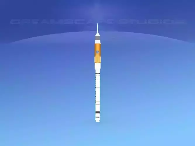 Aries Rocket 3D model
