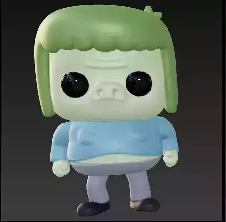 Musculoso funko pop Free 3D print model Musculoso funko pop Free 3D print model