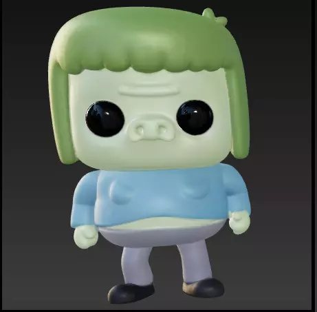 Musculoso funko pop Free 3D print model_0