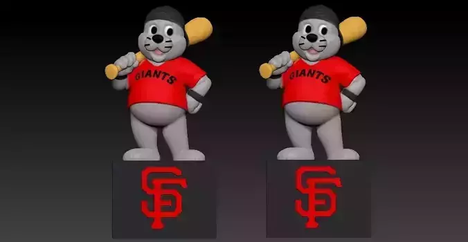 MLB - San Francisco Giants mascot statue 