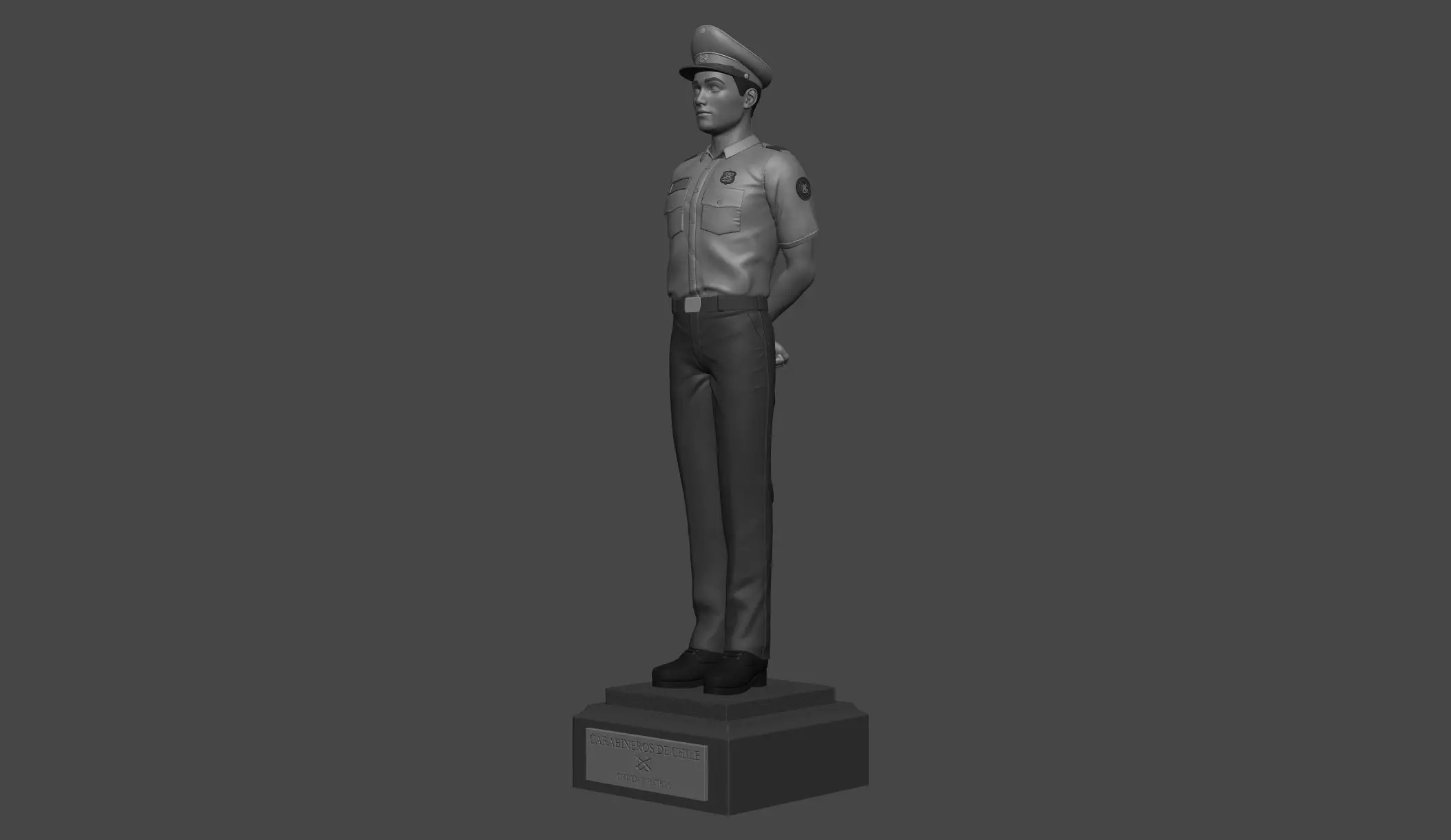 Carabinero de Chile 3D print model