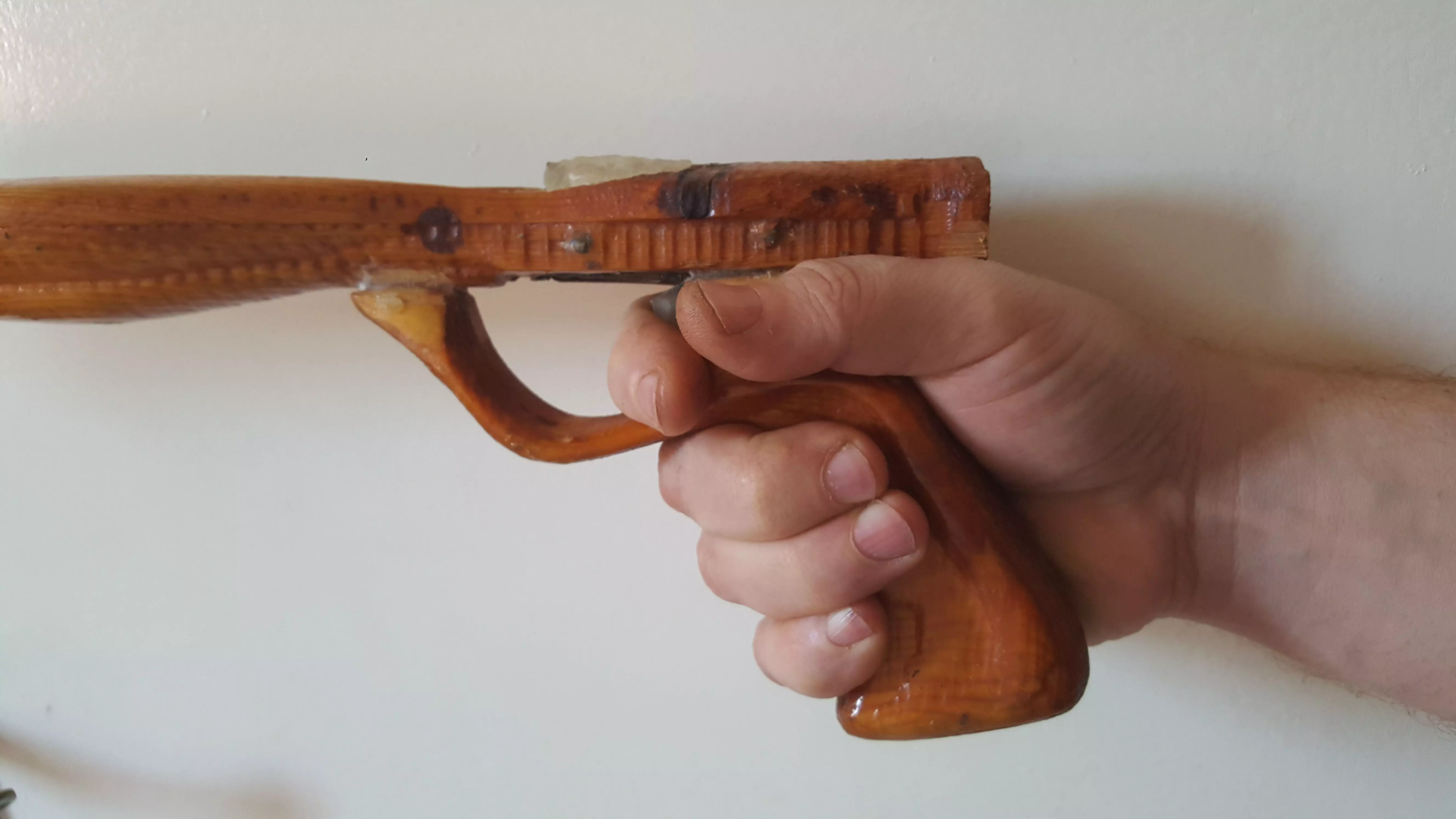 SPEARGUN GRIP V1 Right Handle 3D print model