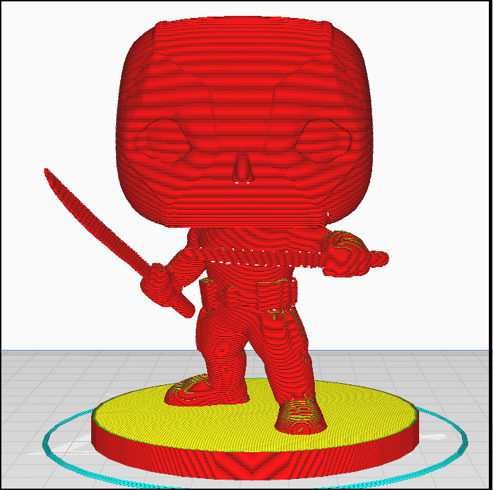 Deadpool funko pop Free 3D print model_1