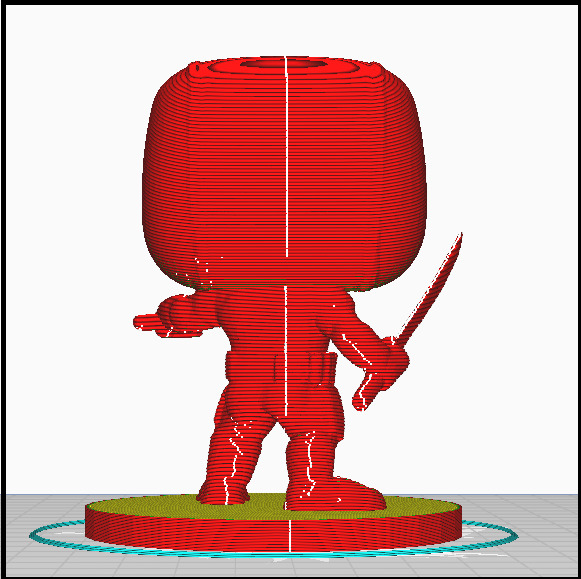 Deadpool funko pop Free 3D print model_3