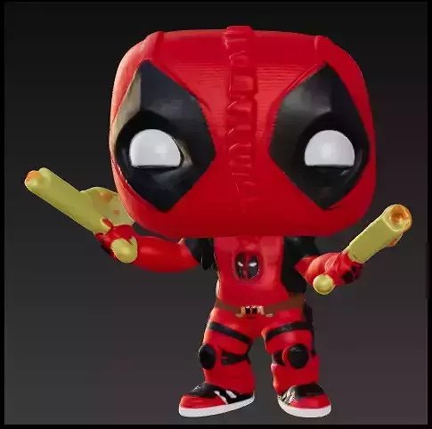 Deadpool con pistolas de agua funko pop