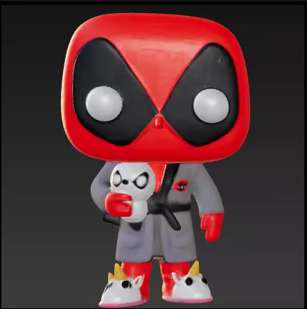 Deadpool para dormir funko pop Free 3D print model_0