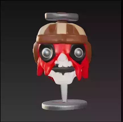 Deadpool craneo flotante funko pop