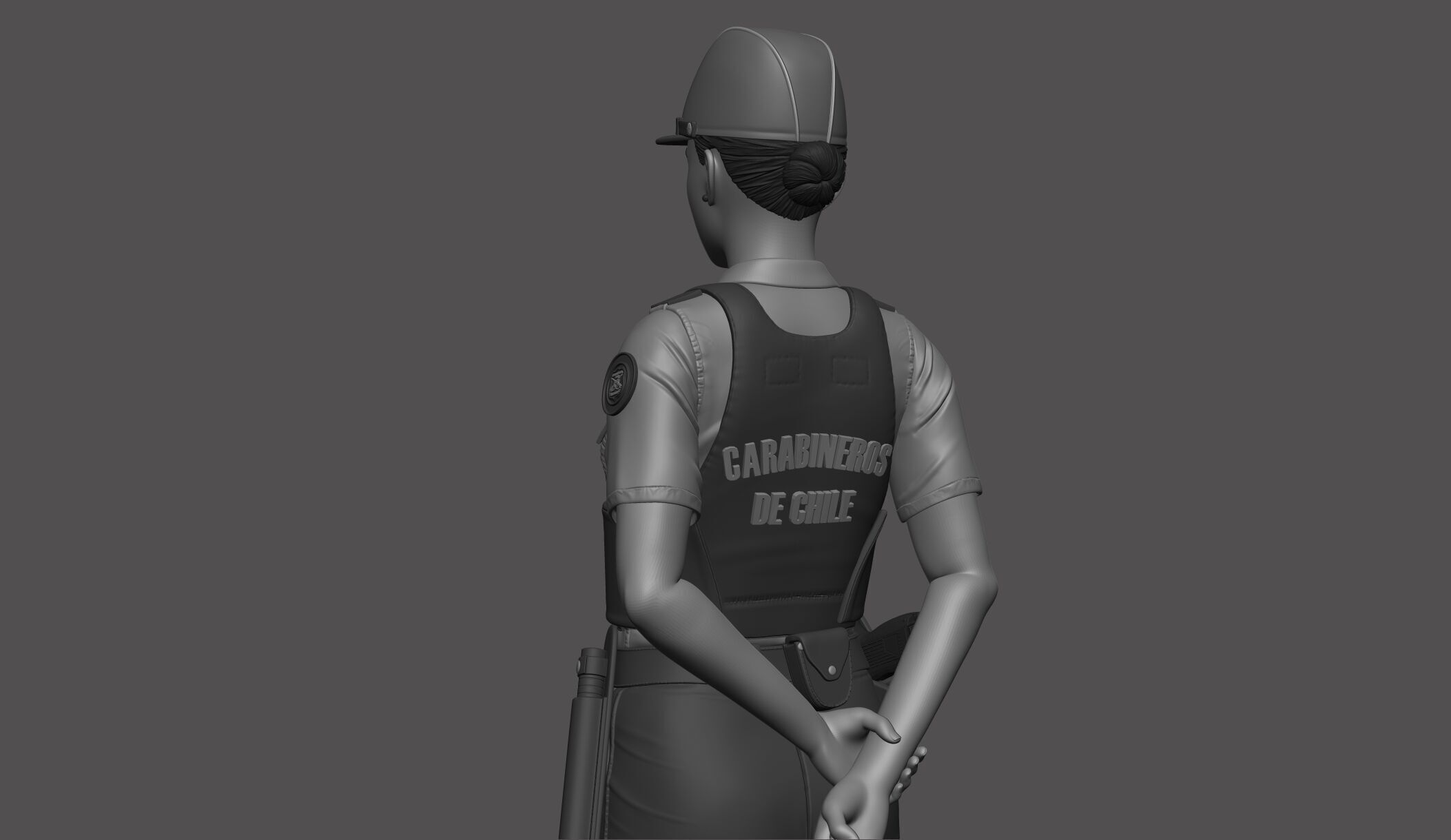 Carabinera de Chile 3D print model_5