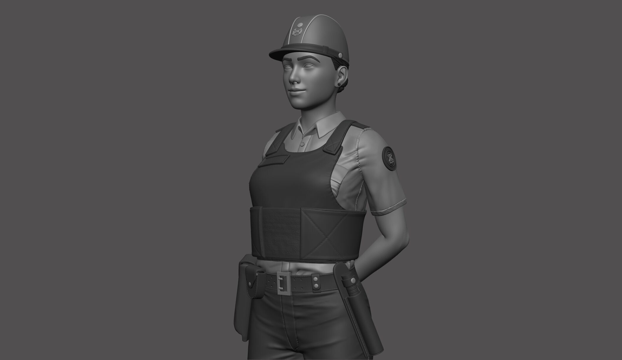 Carabinera de Chile 3D print model_4