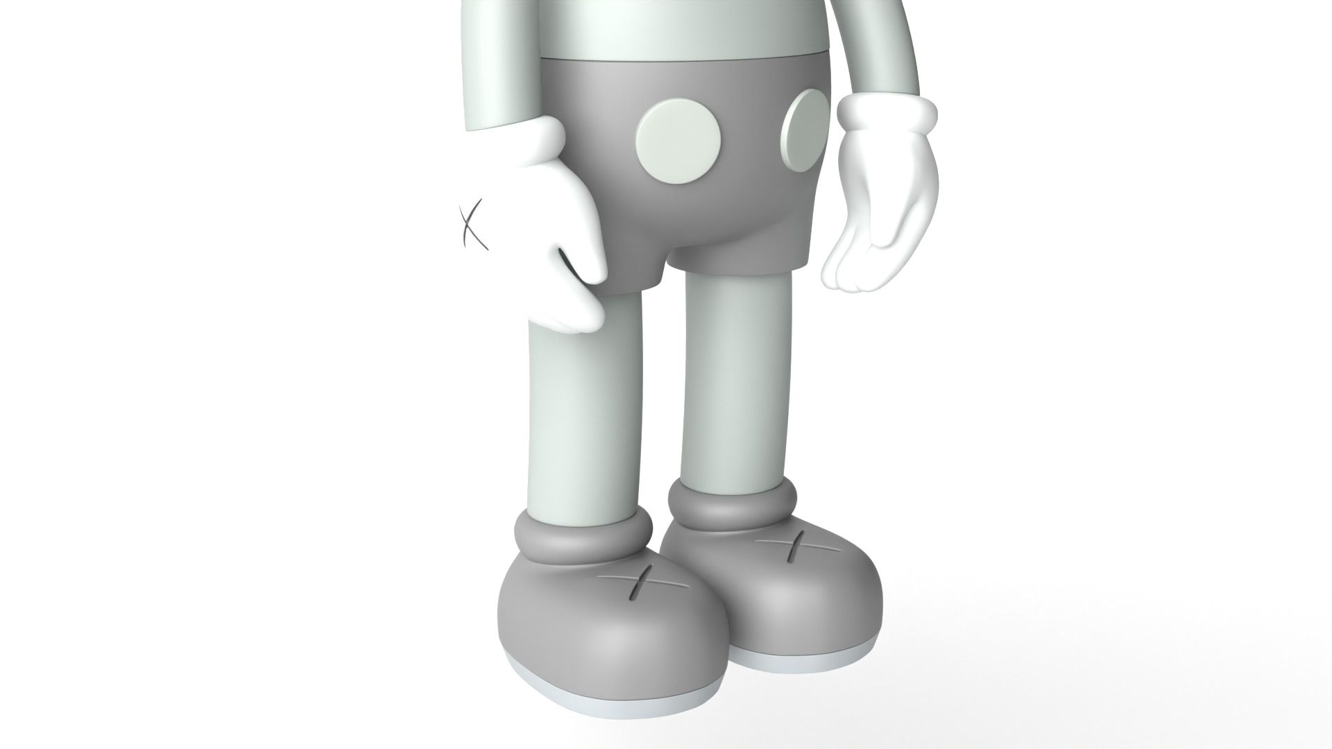Kaws - Companion 3D model_4
