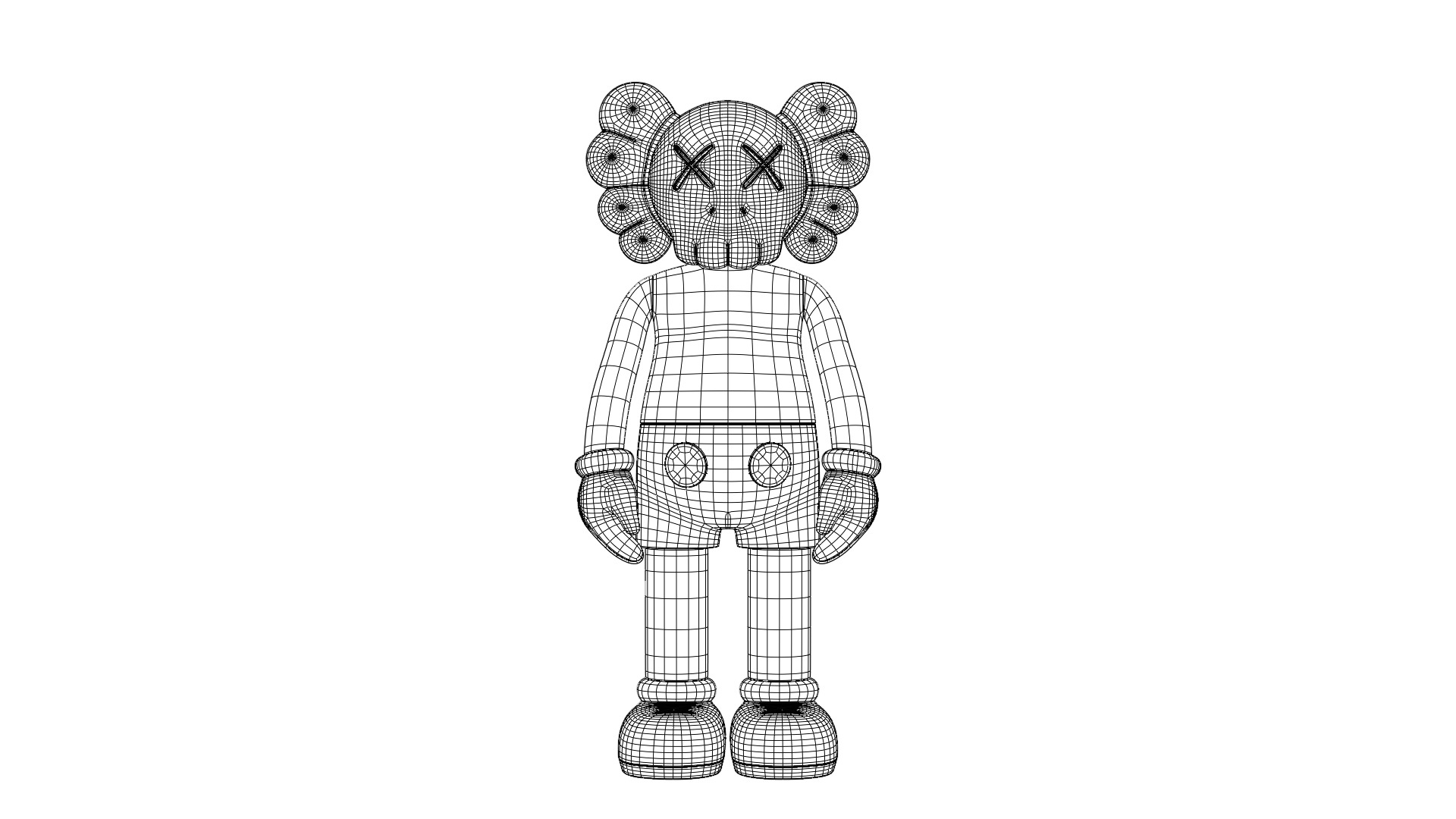 Kaws - Companion 3D model_6
