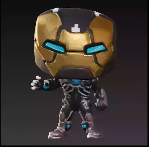 Iron man traje oscuro funko pop