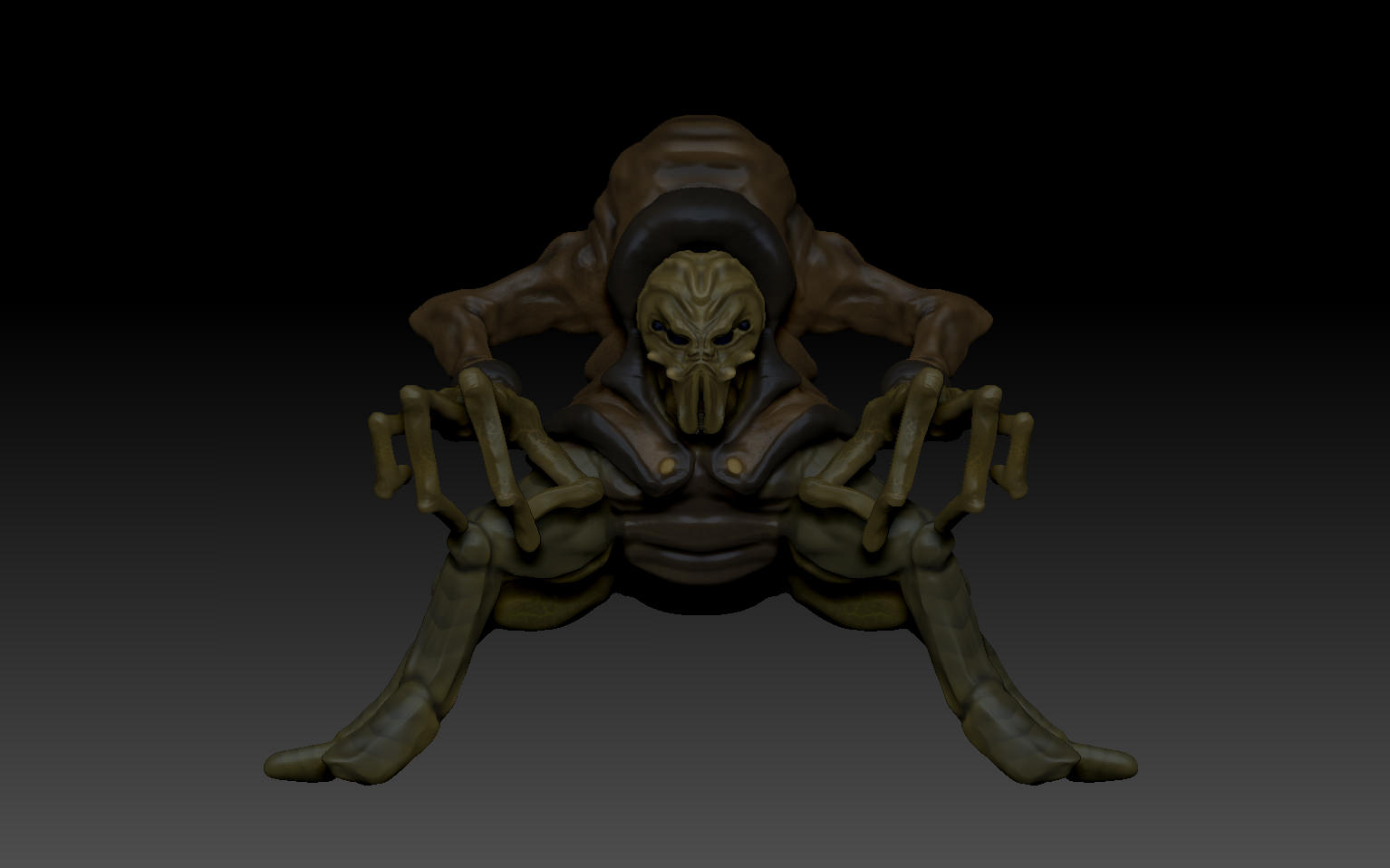 Sci-Fi Alien challenge merchant alien Free 3D model_1