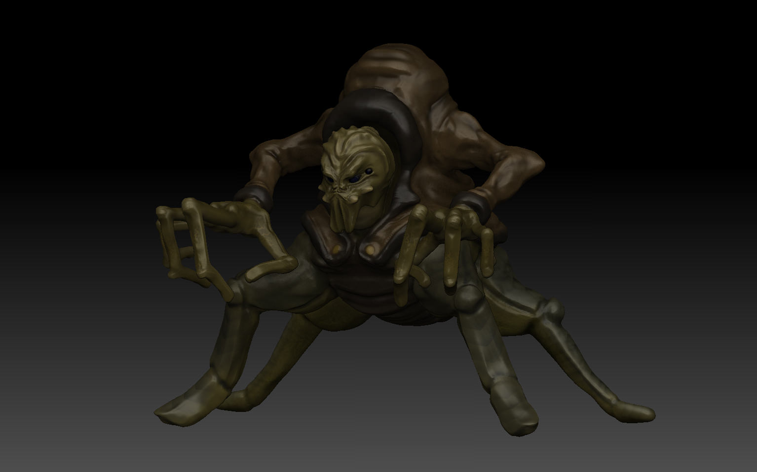 Sci-Fi Alien challenge merchant alien Free 3D model_2