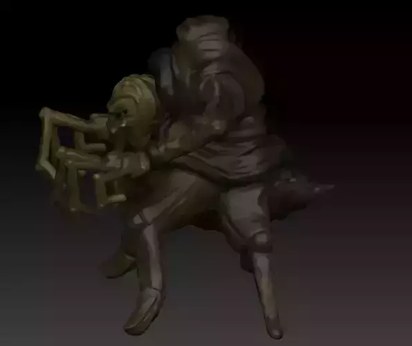 Sci-Fi Alien challenge merchant alien Free 3D model