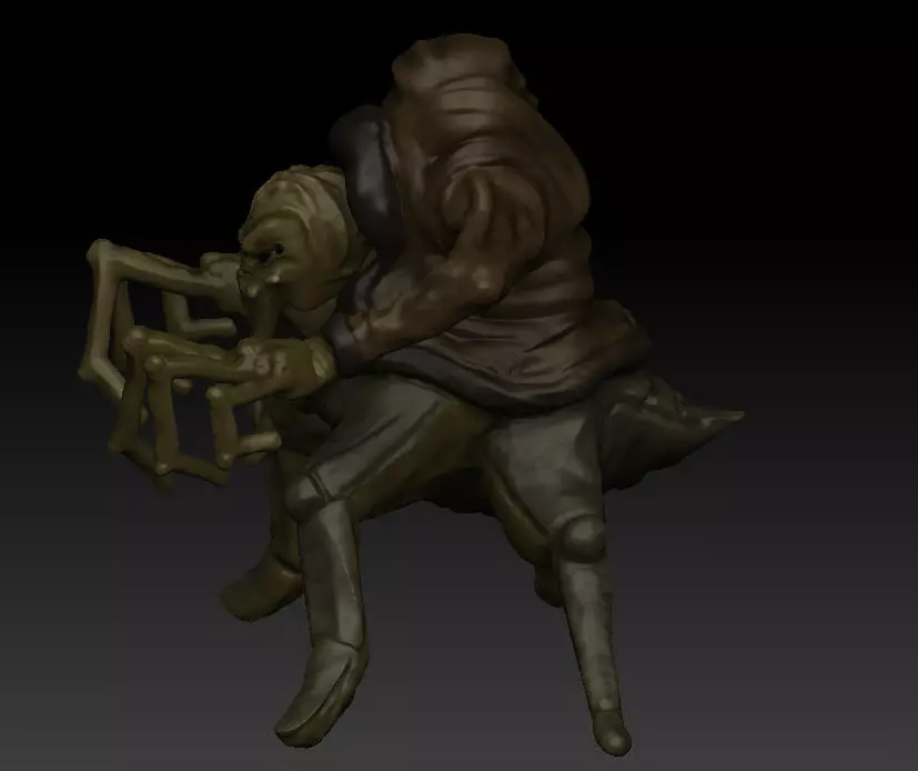 Sci-Fi Alien challenge merchant alien Free 3D model_0