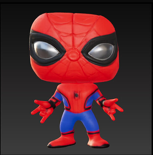 Spiderman funko pop Free 3D print model