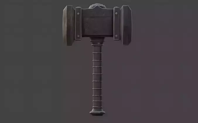 Dwarven steel hammer