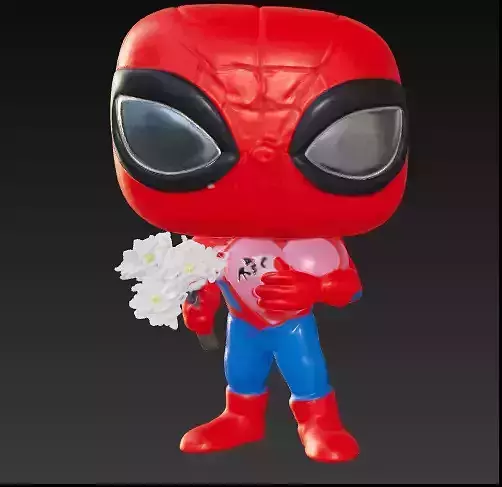 Spiderman enamorado funko pop