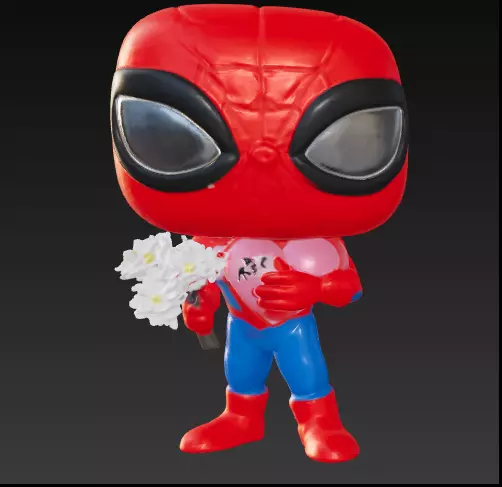 Spiderman enamorado funko pop Free 3D print model_0