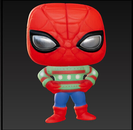 Spiderman navidad funko pop Free 3D print model