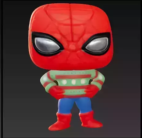 Spiderman navidad funko pop