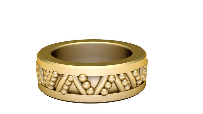 STYLISH RING FOR COUPLE 3D PRINTABLE MODEL 3D print model