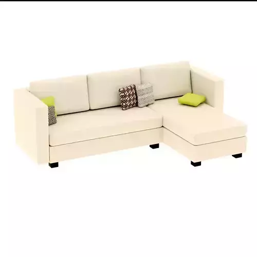 Sofa wood and fabric