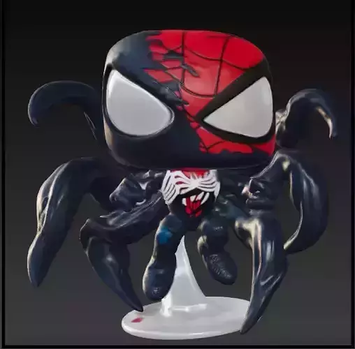 Spiderman con simbionte funko pop