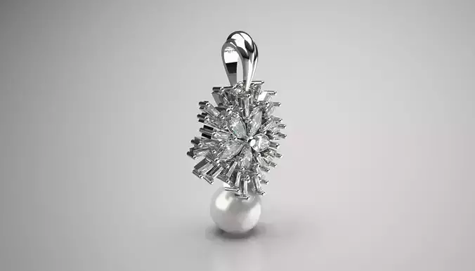 bride pearl jewelry pendant pp0038
