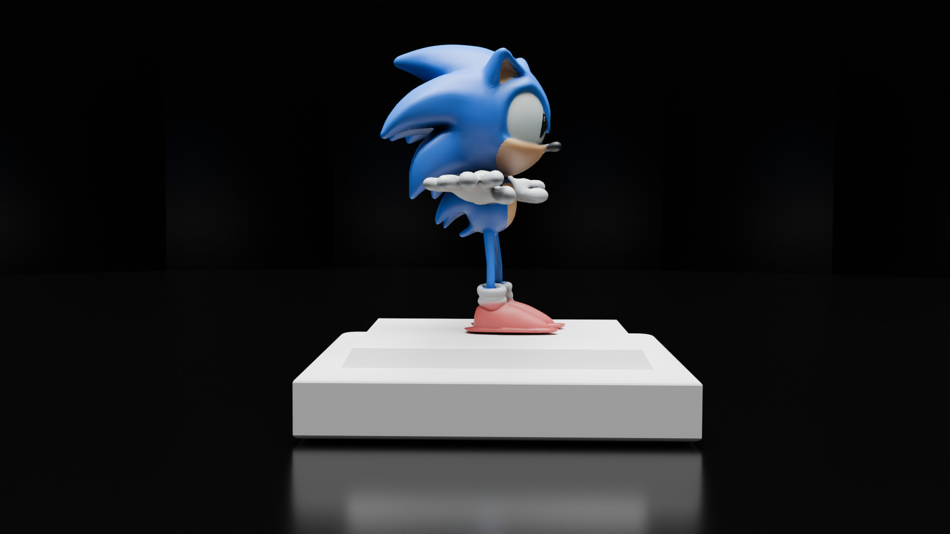 Sonic Fan Art 3D Print 3D print model_1