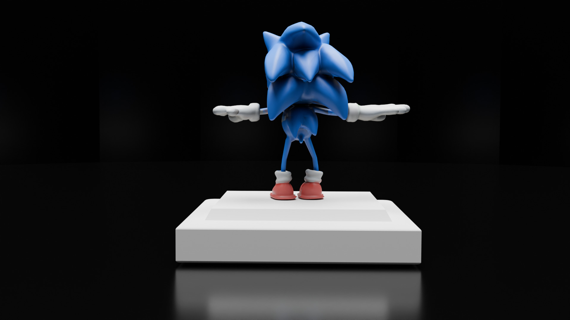 Sonic Fan Art 3D Print 3D print model_2