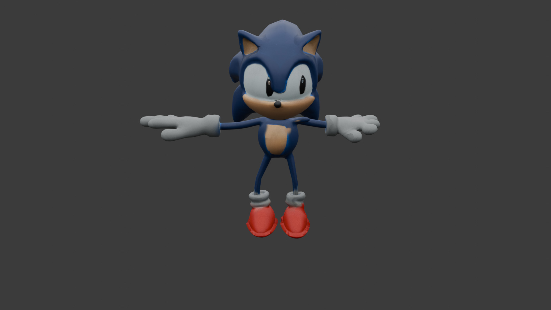 Sonic Fan Art 3D Print 3D print model_3