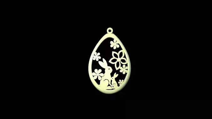 Easter Ornament 3D print model